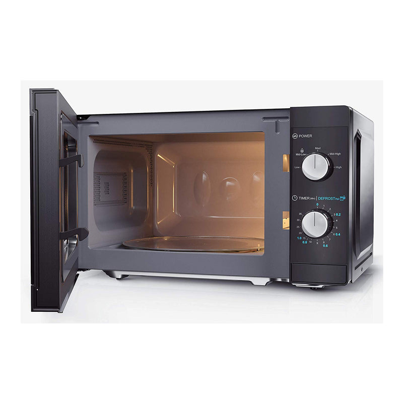 Sharp YC-MS01U-B Black 20 Litre 800W Microwave With Defrost Settings