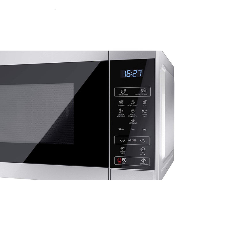 Sharp YC-MS02U-S Silver 800W with 11 Power Levels & 8 Preset Cooking Options