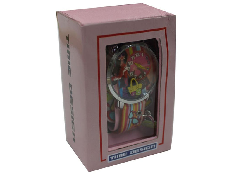 Time Design Kids Colourful Watch with Key Ring