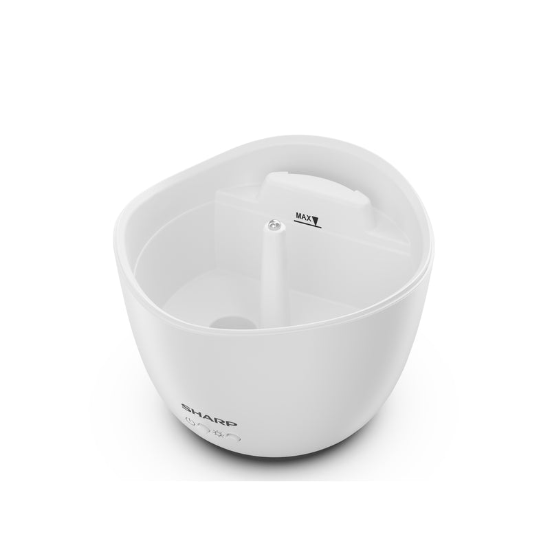 Sharp DF-A1U-W Ultrasonic Aroma Diffuser, 200ml Tank Capacity - White