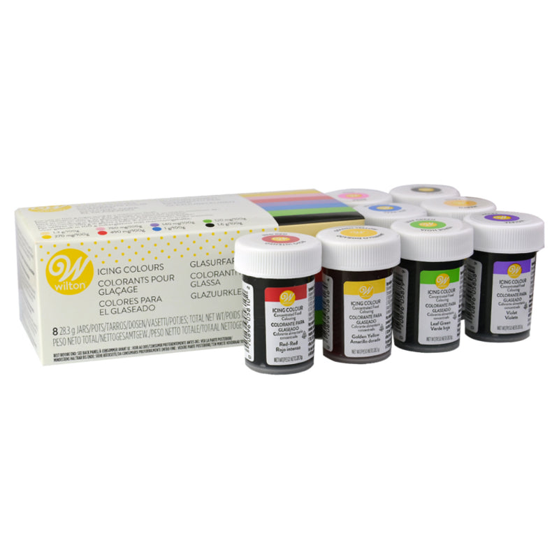 Wilton Icing 8 Colour Icing Set