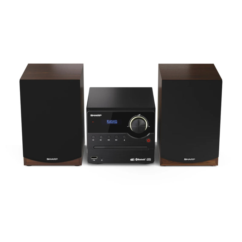 Sharp XL-B517D(BR) Micro Sound System with DAB+ Digital, Bluetooth & CD Playback