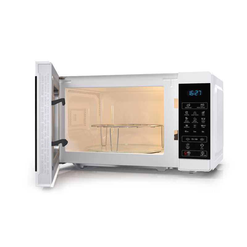 Sharp YC-MG02U-W White 20L 800W Microwave with 1000W Grill and Touch Control
