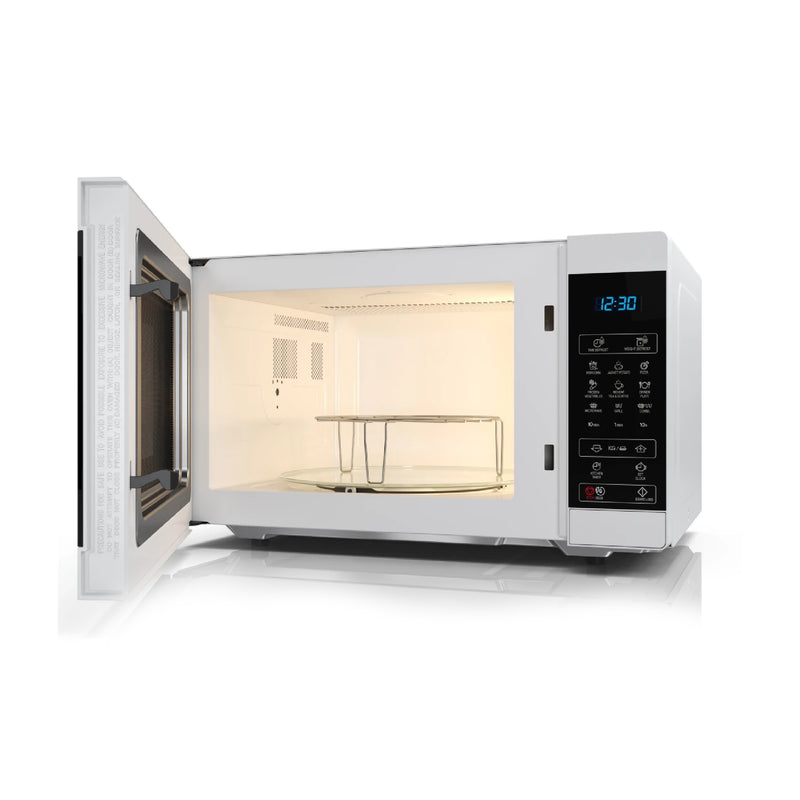 Sharp YC-MG252AU-W White 25L 900W Microwave with 1000W Grill and Touch Control
