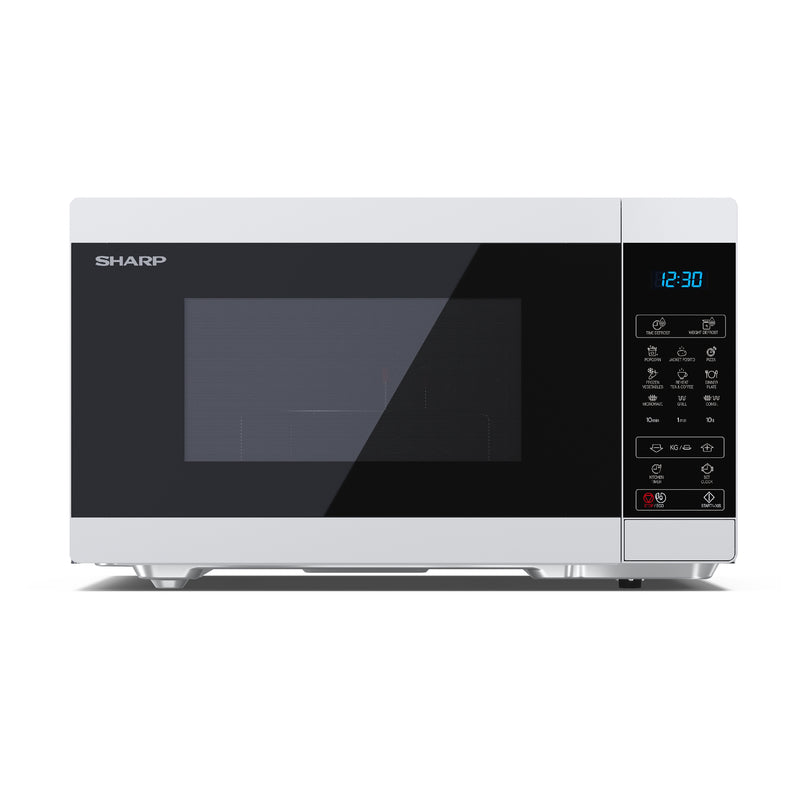 Sharp YC-MG81U-W White 28L 900W Microwave with 1100W Grill and Touch Control