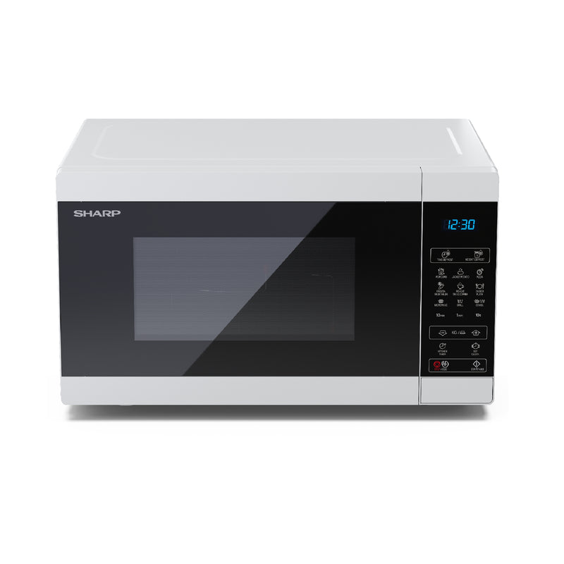 Sharp YC-MG81U-W White 28L 900W Microwave with 1100W Grill and Touch Control