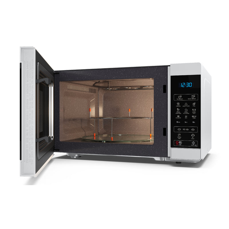 Sharp YC-MG81U-W White 28L 900W Microwave with 1100W Grill and Touch Control