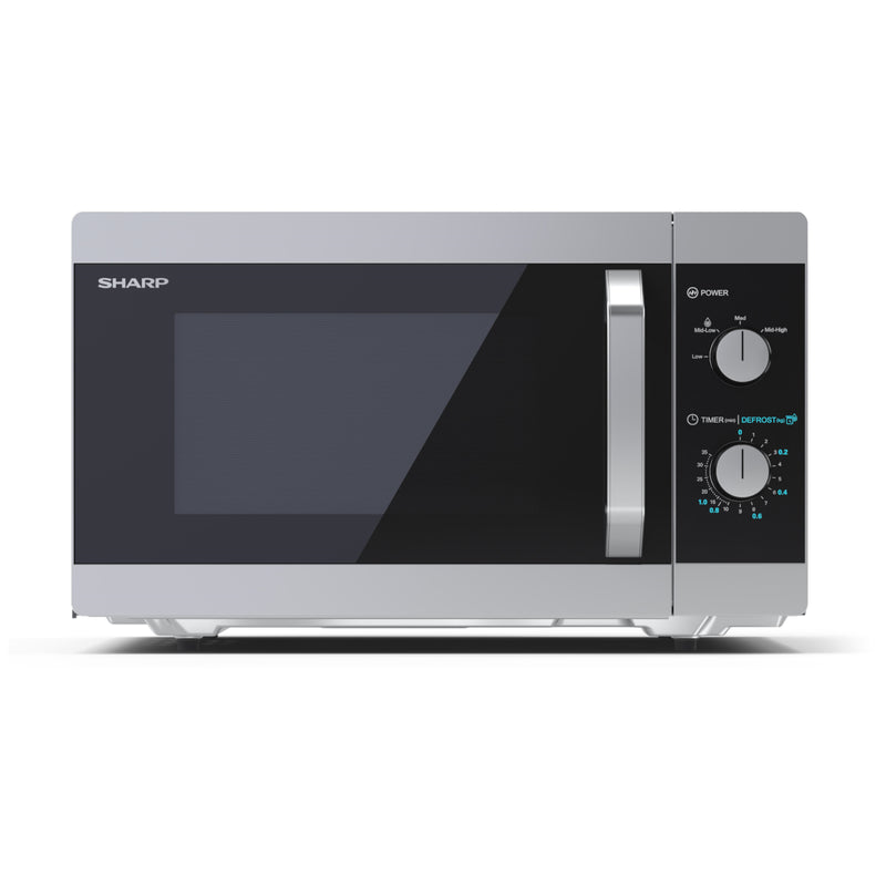 Sharp YC-MS31U-S 23L 900W Microwave with 5 Power Levels - Silver
