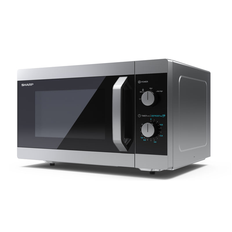 Sharp YC-MS31U-S 23L 900W Microwave with 5 Power Levels - Silver