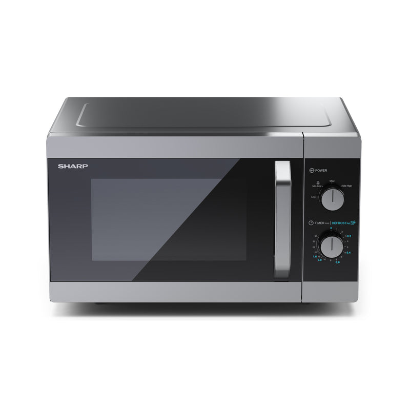 Sharp YC-MS31U-S 23L 900W Microwave with 5 Power Levels - Silver