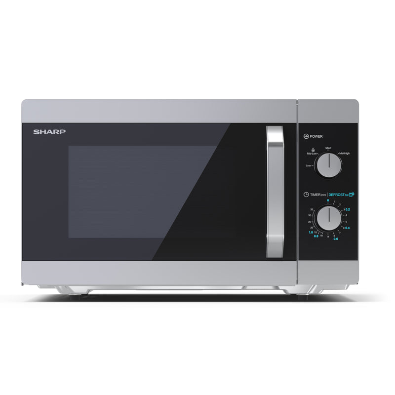 Sharp YC-MS31U-S 23L 900W Microwave with 5 Power Levels - Silver
