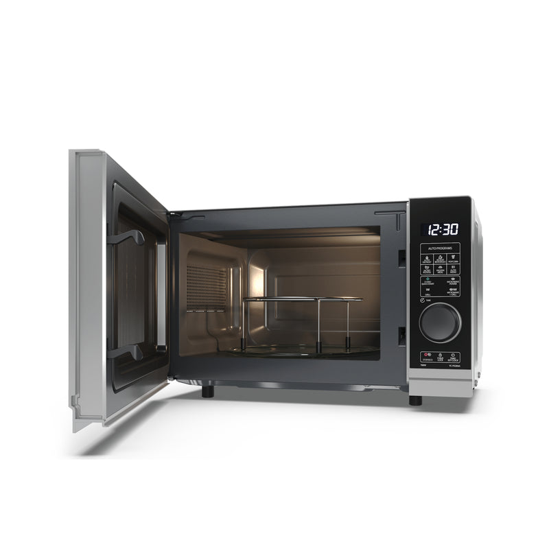 Sharp YC-PG204AU-S 20L 700W Microwave Oven with 900W Grill Function - Silver