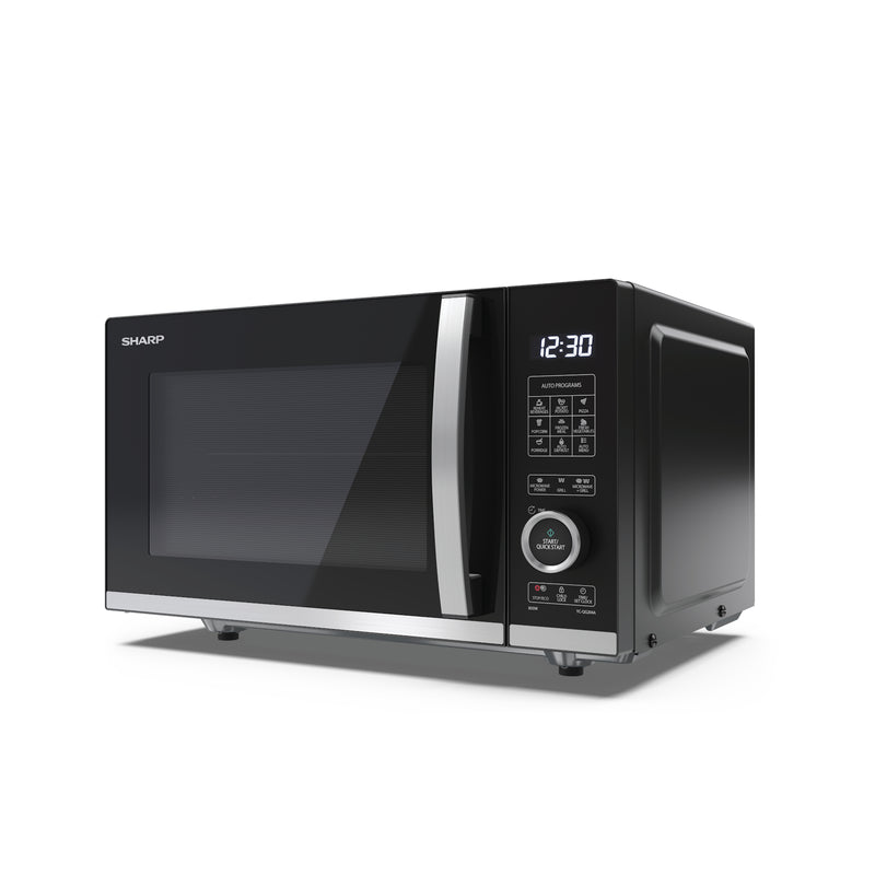 Sharp YC-QG204AU-B 20L 800W Microwave Oven with 1000W Grill Function - Black
