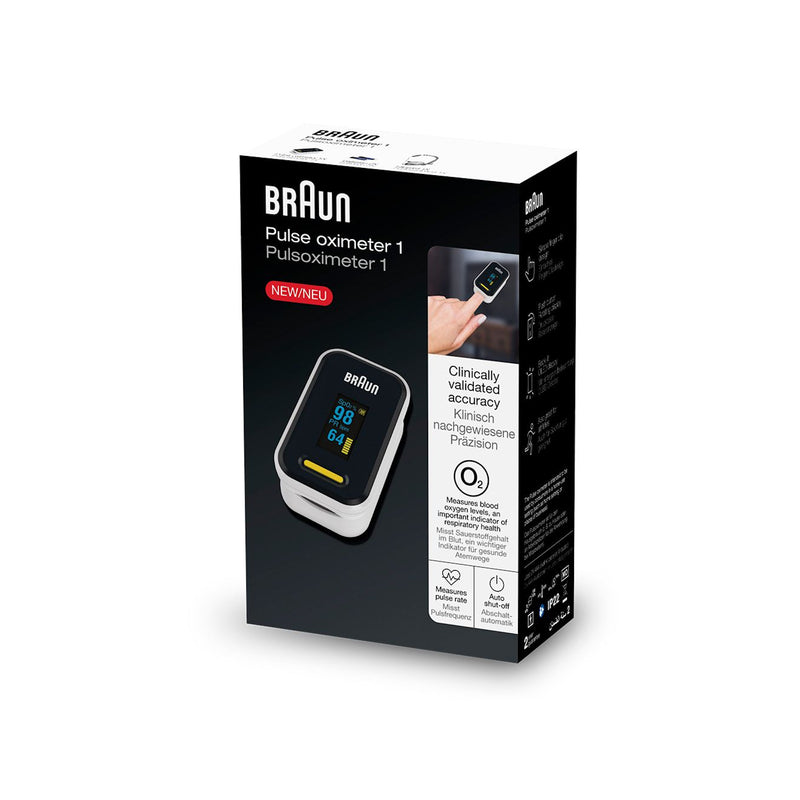 Braun YK-81CEU Pulse Oximeter, Oxygen Saturation, Clinically Accurate
