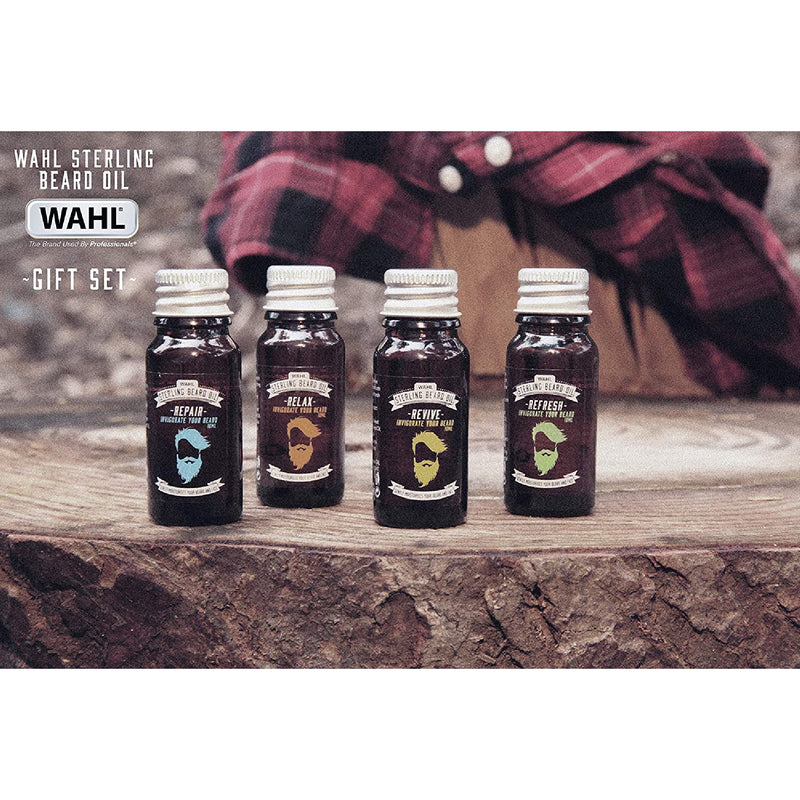 Wahl Beard Oil Gift Set, Beard Softener, Smooth and Soft Facial Hair for Men