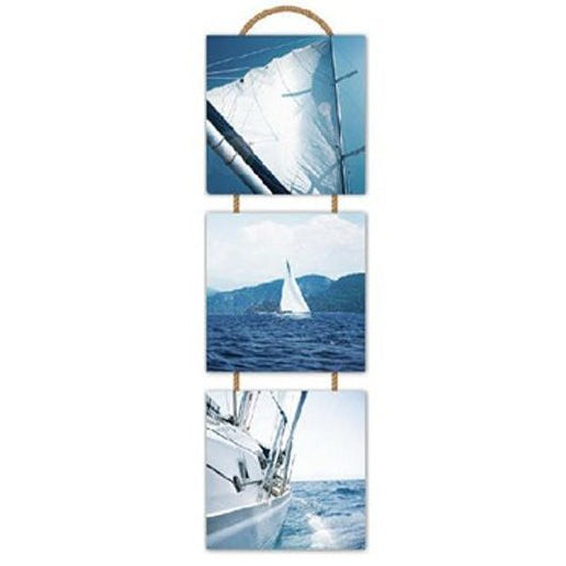 Wooden Wall Art Hanging Drawing Pictures - Sailing Boat
