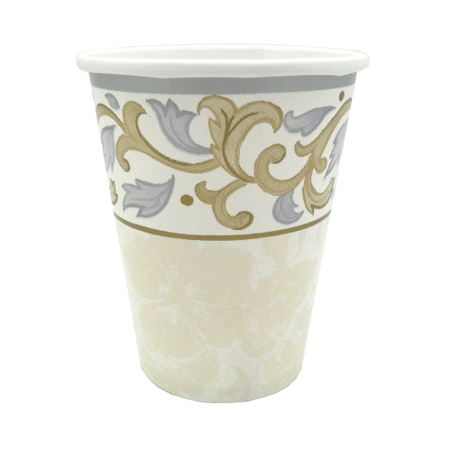Grace 8 x 266ml Elegant Swirl Disposable Paper Cups