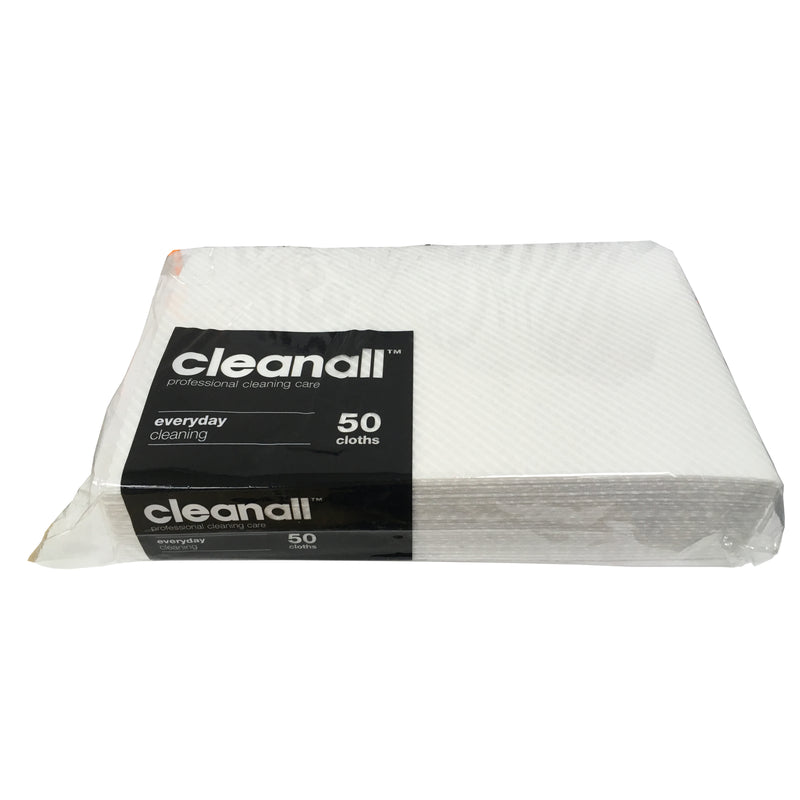 Clean All White 50pk Super Strong Absorbent General Everyday Cleaning Cloths